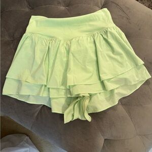 Aerie green layered shorts